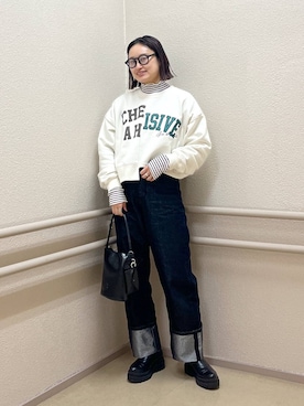 「アイテム（ブーツ）」を使った、SAKOさん（レディース・160cm・30代）の冬コーディネート