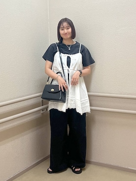 「アイテム（ワンピース/ドレス）」を使った、SAKOさん（レディース・160cm・30代）の夏コーディネート