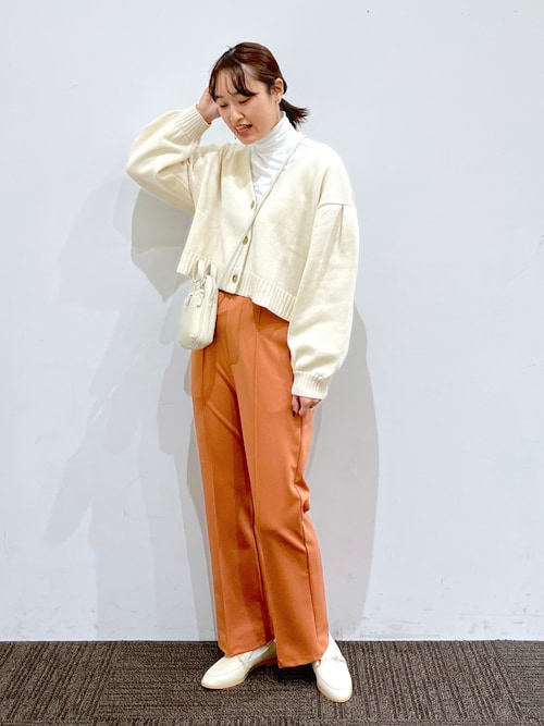 セール】パイピングショートカーディガンLS 264394（カーディガン