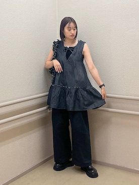 「アイテム（ワンピース）」を使った、SAKOさん（レディース・160cm・30代）の夏コーディネート