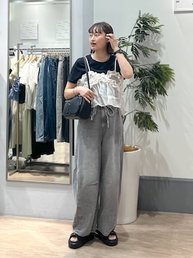 ◆ やまちゃん セール】イージーバレルデニムパンツ 289799（デニムパンツ）｜LOWRYS