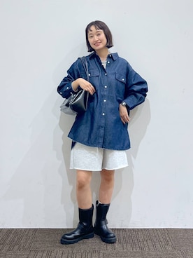 「アイテム（アクセサリー）」を使った、SAKOさん（レディース・160cm・30代）の秋コーディネート