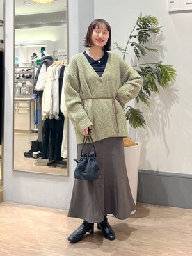 「アイテム（アクセサリー）」を使った、SAKOさん（レディース・160cm・30代）の秋コーディネート