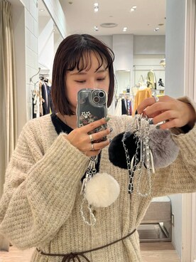 「アイテム（スマホグッズ）」を使った、SAKOさん（レディース・160cm・30代）の秋コーディネート