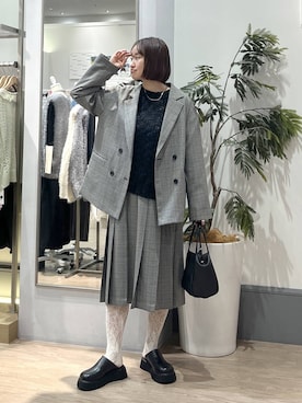 「アイテム（サンダル）」を使った、SAKOさん（レディース・160cm・30代）の秋コーディネート