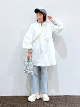 「アイテム（ワンピース/ドレス）」を使った、SAKOさん（レディース・160cm・30代）の冬コーディネート