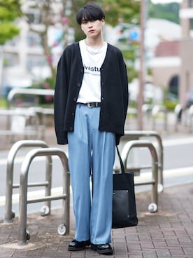 「CULLNI（クルニ）のアイテム」を使った、SHOTAさん（メンズ・176cm）の夏コーディネート