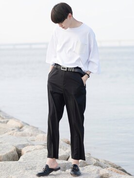 「EDEL（エーデル）のアイテム」を使った、SHOTAさん（メンズ・176cm）の夏コーディネート