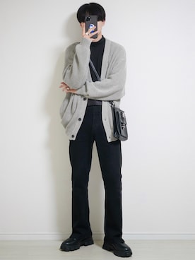 「NOWLE（ノウル）のアイテム」を使った、SHOTAさん（メンズ・176cm）の秋コーディネート