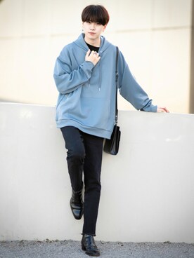 「Saint Laurent（サンローラン）のアイテム」を使った、SHOTAさん（メンズ・176cm）の秋コーディネート