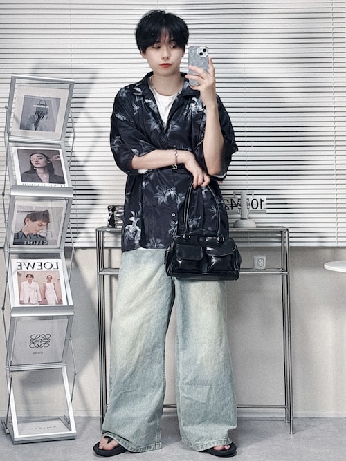 セール】外ポケットボストンバッグ フラップダブルポケットのレザー