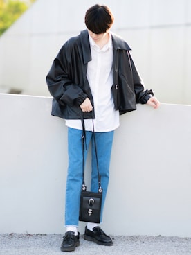 「YUEATE（ユエイト）のアイテム」を使った、SHOTAさん（メンズ・176cm）の秋コーディネート