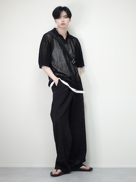 「apres jour mignon（アプレジュールミニョン）のアイテム」を使った、SHOTAさん（メンズ・176cm）の夏コーディネート