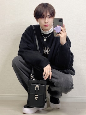 「EDEL（エーデル）のアイテム」を使った、SHOTAさん（メンズ・176cm）の冬コーディネート