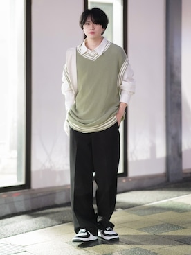 「apres jour mignon（アプレジュールミニョン）のアイテム」を使った、SHOTAさん（メンズ・176cm）の秋コーディネート