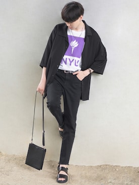 「WEGO（ウィゴー）のアイテム（アクセサリー）」を使った、SHOTAさん（メンズ・176cm）の夏コーディネート
