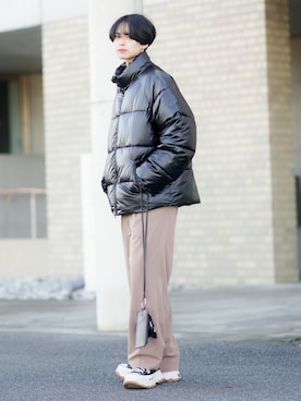「ALAND（エーランド）のアイテム」を使った、SHOTAさん（メンズ・176cm）の冬コーディネート