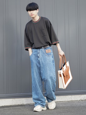 「FILA（フィラ）のアイテム（スニーカー）」を使った、SHOTAさん（メンズ・176cm）の夏コーディネート