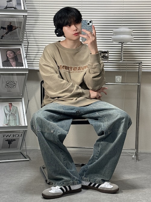 LOCATION EMBROIDERY CREWNECK（スウェット）｜VIVASTUDIO（ビバ