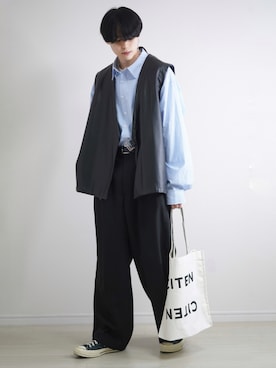 「アイテム（ピアス（片耳用）、その他）」を使った、SHOTAさん（メンズ・176cm）の冬コーディネート