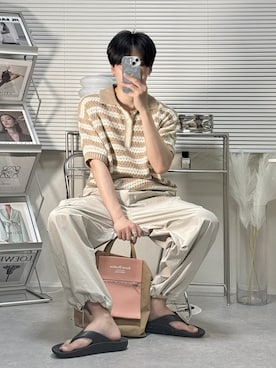 「Acne Studios（アクネストゥディオズ）のアイテム」を使った、SHOTAさん（メンズ・176cm）の夏コーディネート