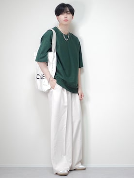 「GERMAN TRAINER（ジャーマントレーナー）のアイテム」を使った、SHOTAさん（メンズ・176cm）の夏コーディネート