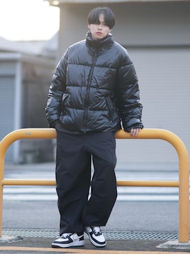 「ALAND（エーランド）のアイテム」を使った、SHOTAさん（メンズ・176cm）の冬コーディネート