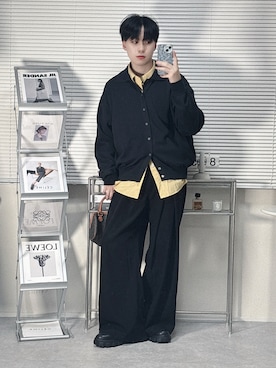 「アイテム（シャツ/ブラウス）」を使った、SHOTAさん（メンズ・176cm）の秋コーディネート