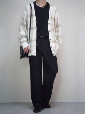 「Dr. Martens（ドクターマーチン）のアイテム（ローファー）」を使った、SHOTAさん（メンズ・176cm）の秋コーディネート