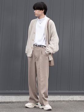 「neos（ネオス）のアイテム（トップス）」を使った、SHOTAさん（メンズ・176cm）の春コーディネート