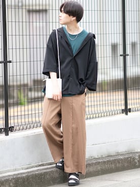 「WEGO（ウィゴー）のアイテム（アクセサリー）」を使った、SHOTAさん（メンズ・176cm）の夏コーディネート