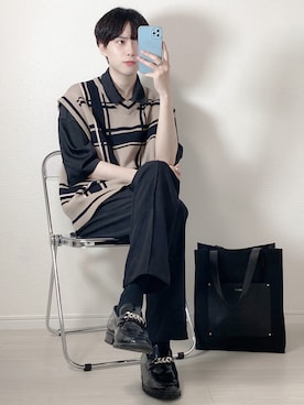 「CULLNI（クルニ）のアイテム」を使った、SHOTAさん（メンズ・176cm）の夏コーディネート