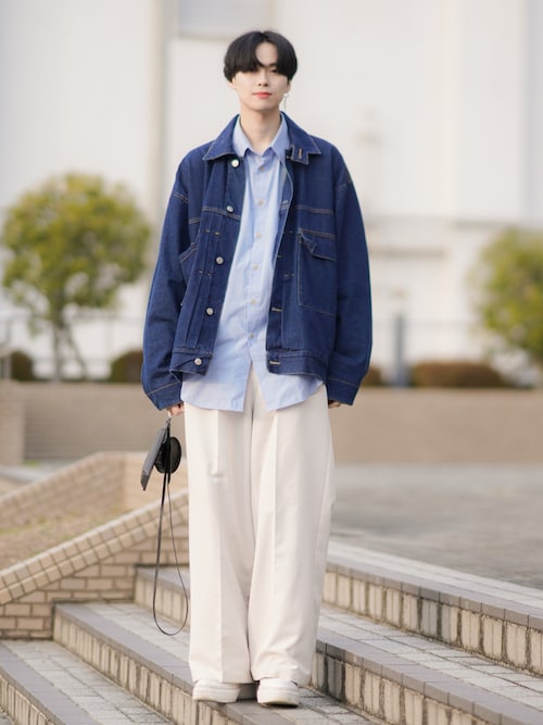 SHOTA｜AIMNAIMのデニムジャケットを使ったコーディネート - WEAR