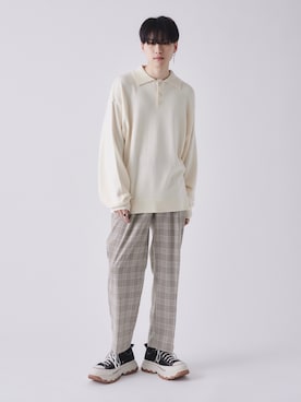 「アイテム（ピアス（片耳用）、その他）」を使った、SHOTAさん（メンズ・176cm）の春コーディネート