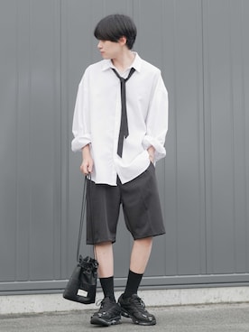 「NOWLE（ノウル）のアイテム」を使った、SHOTAさん（メンズ・176cm）の夏コーディネート