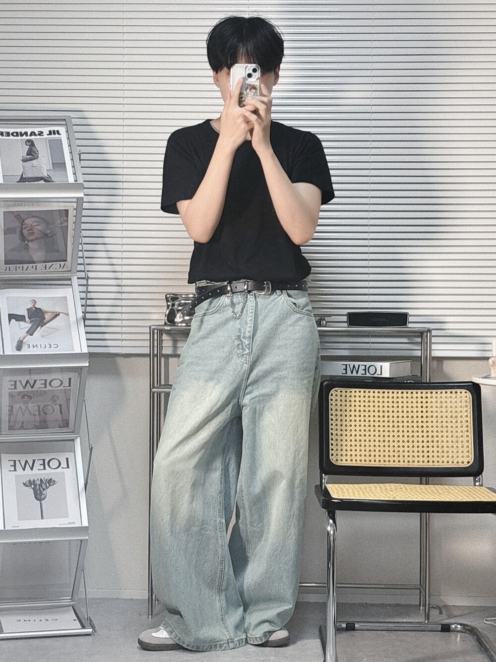MASONPRINCE（メイソンプリンス）の「サイドベルト ワイドフレア