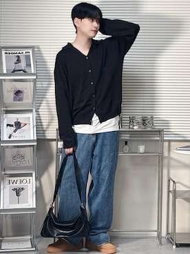 「MASONPRINCE（メイソンプリンス）のアイテム（パンツ）」を使った、SHOTAさん（メンズ・176cm）の春コーディネート