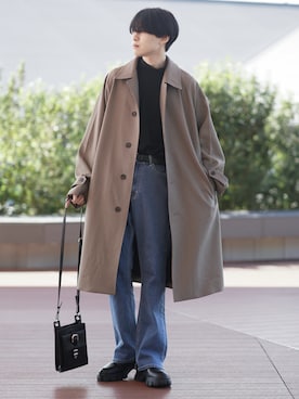 「NOWLE（ノウル）のアイテム」を使った、SHOTAさん（メンズ・176cm）の秋コーディネート