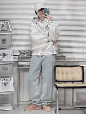 「MASONPRINCE（メイソンプリンス）のアイテム」を使った、SHOTAさん（メンズ・176cm）の冬コーディネート