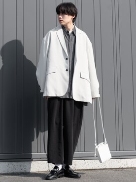 「re_k by JUNRED（レクバイジュンレッド）のアイテム（ジャケット/アウター）」を使った、SHOTAさん（メンズ・176cm）の春コーディネート