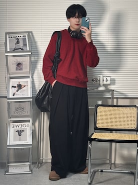 「アイテム（ブーツ）」を使った、SHOTAさん（メンズ・176cm）の秋コーディネート