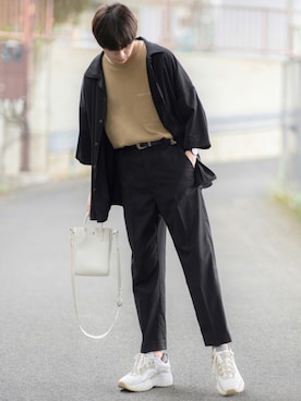 「melt.（メルト）のアイテム（バッグ）」を使った、SHOTAさん（メンズ・176cm）の夏コーディネート