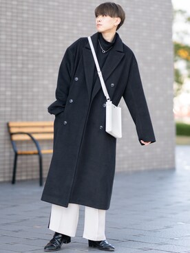 「Saint Laurent（サンローラン）のアイテム」を使った、SHOTAさん（メンズ・176cm）の冬コーディネート