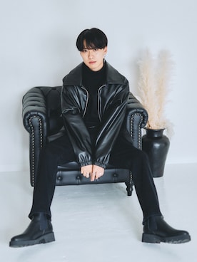 「SHIPS（シップス）のアイテム」を使った、SHOTAさん（メンズ・176cm）の秋コーディネート