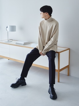 「アイテム（ピアス（片耳用）、その他）」を使った、SHOTAさん（メンズ・176cm）の秋コーディネート