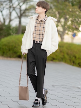 「HARE（ハレ）のアイテム（ジャケット/アウター）」を使った、SHOTAさん（メンズ・176cm）の冬コーディネート
