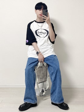 「CYPHER3（サイファーサム）のアイテム」を使った、SHOTAさん（メンズ・176cm）の夏コーディネート