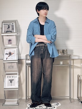 「REGAL（リーガル）のアイテム」を使った、SHOTAさん（メンズ・176cm）の夏コーディネート