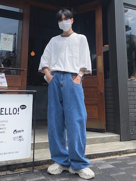「MARC JACOBS（マークジェイコブス）のアイテム（バッグ）」を使った、SHOTAさん（メンズ・176cm）の夏コーディネート