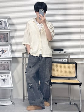 「NIKE（ナイキ）のアイテム」を使った、SHOTAさん（メンズ・176cm）の夏コーディネート